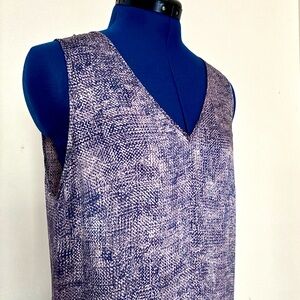 Rebecca Taylor 💯 Silk Sleeveless Flounce “Static” Dress 8